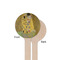 The Kiss (Klimt) - Lovers Wooden 6" Stir Stick - Round - Single Sided - Front & Back