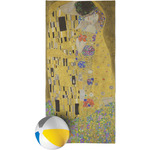 The Kiss (Klimt) - Lovers Beach Towel