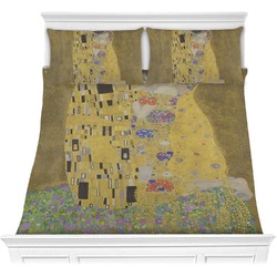 The Kiss (Klimt) - Lovers Comforter Set - Full / Queen