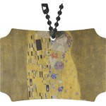 The Kiss (Klimt) - Lovers Rear View Mirror Ornament