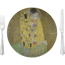 The Kiss (Klimt) - Lovers 10" Glass Lunch / Dinner Plates - Single or Set