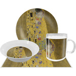 The Kiss (Klimt) - Lovers Dinner Set - Single 4 Pc Setting