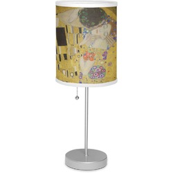 The Kiss (Klimt) - Lovers 7" Drum Lamp with Shade Polyester