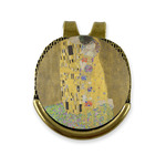 The Kiss (Klimt) - Lovers Golf Ball Marker - Hat Clip - Gold