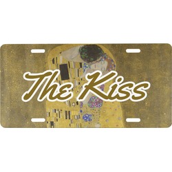 The Kiss (Klimt) - Lovers Front License Plate