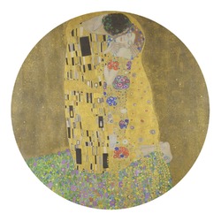 The Kiss (Klimt) - Lovers Round Decal - Medium