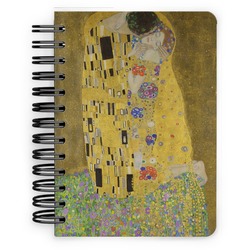 The Kiss (Klimt) - Lovers Spiral Notebook - 5x7