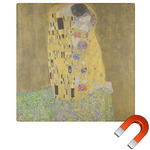 The Kiss (Klimt) - Lovers Square Car Magnet - 10"