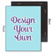 Design Your Own 11x14 Wood Print - Front & Back View