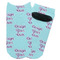 Design Your Own Adult Ankle Socks - Single Pair - Front and Back