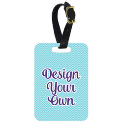 Stars and Stripes Design Custom Metal Luggage Tag