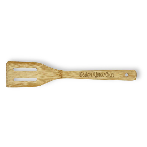 Design Your Own Bamboo Slotted Spatula - Double-Sided