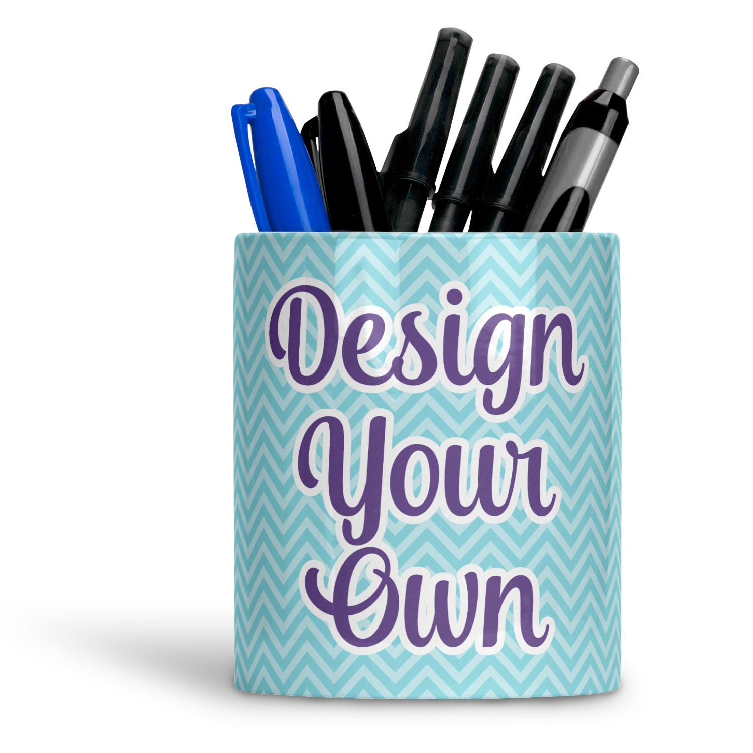 Personalized Office Pen & Pencil Holder - Sophisticated Style
