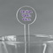 Design Your Own Clear Plastic 7" Stir Stick - Round - Main