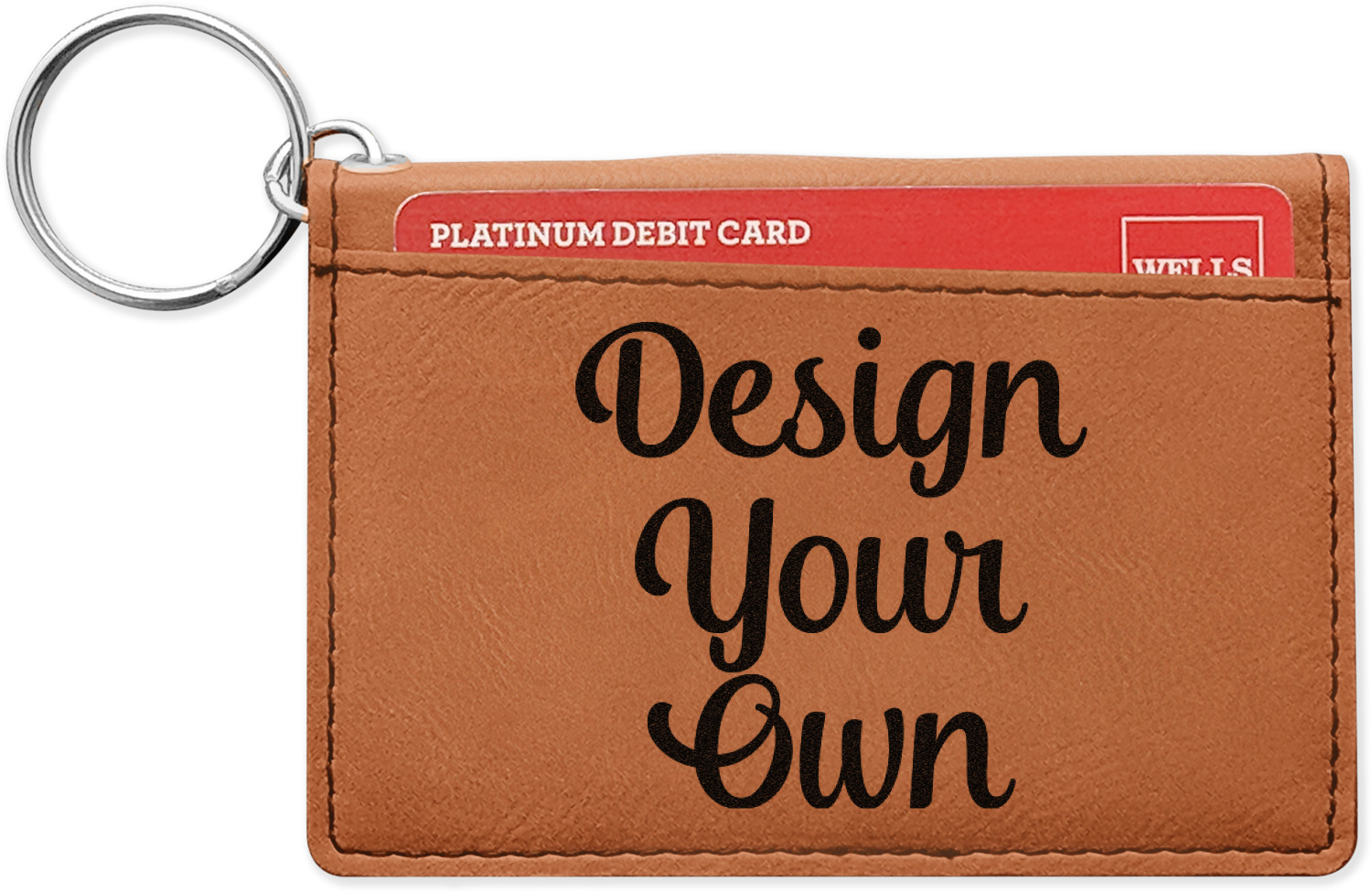 designer card case keychain