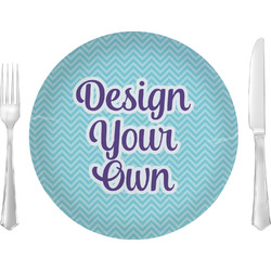 Design Your Own 10" Glass Lunch / Dinner Plate