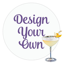Design Your Own Printed Drink Topper - 3.5"
