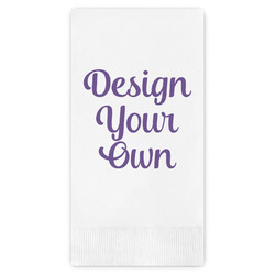 Design Your Own Guest Napkins - Full Color - Embossed Edge