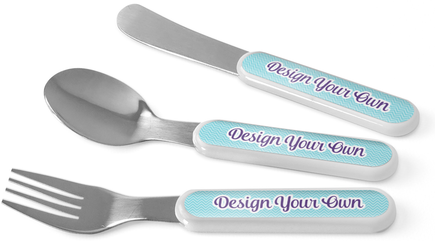 18/10 Stainless Steel Mirrored Engraved Knife Fork Spoon Kids