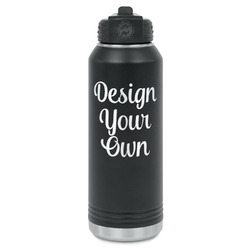Design Your Own Water Bottle - Laser Engraved - Single-Sided