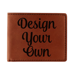 Design Your Own Leatherette Bifold Wallet - Double-Sided