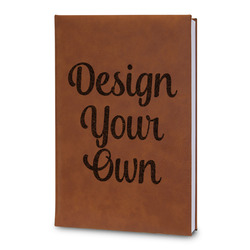 Design Your Own Leatherette Journal - Large - Double-Sided