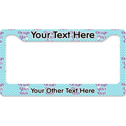 Design Your Own License Plate Frame - Style B