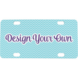 Design Your Own Mini / Bicycle License Plate - 4 Holes