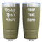 Design Your Own Olive Polar Camel Tumbler - 20oz - Double Sided - Approval