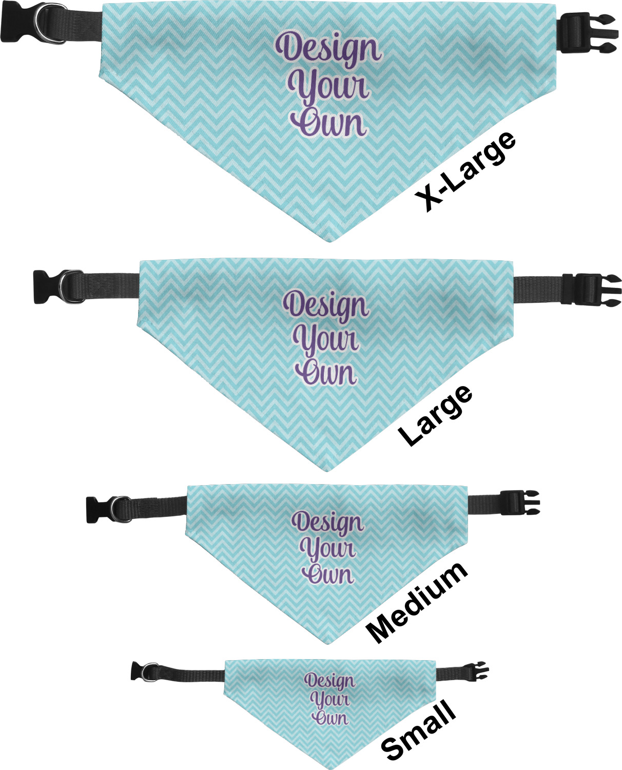 dog bandana sizes