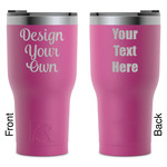 Design Your Own RTIC Tumbler - Magenta - Laser Engraved - Double-Sided