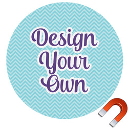 Design Your Own Round Car Magnet - 6"