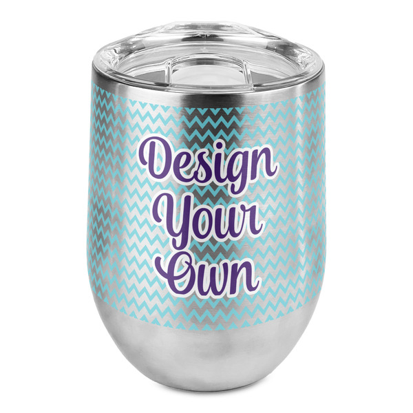 Design Your Own Stemless Wine Tumbler - Full Print