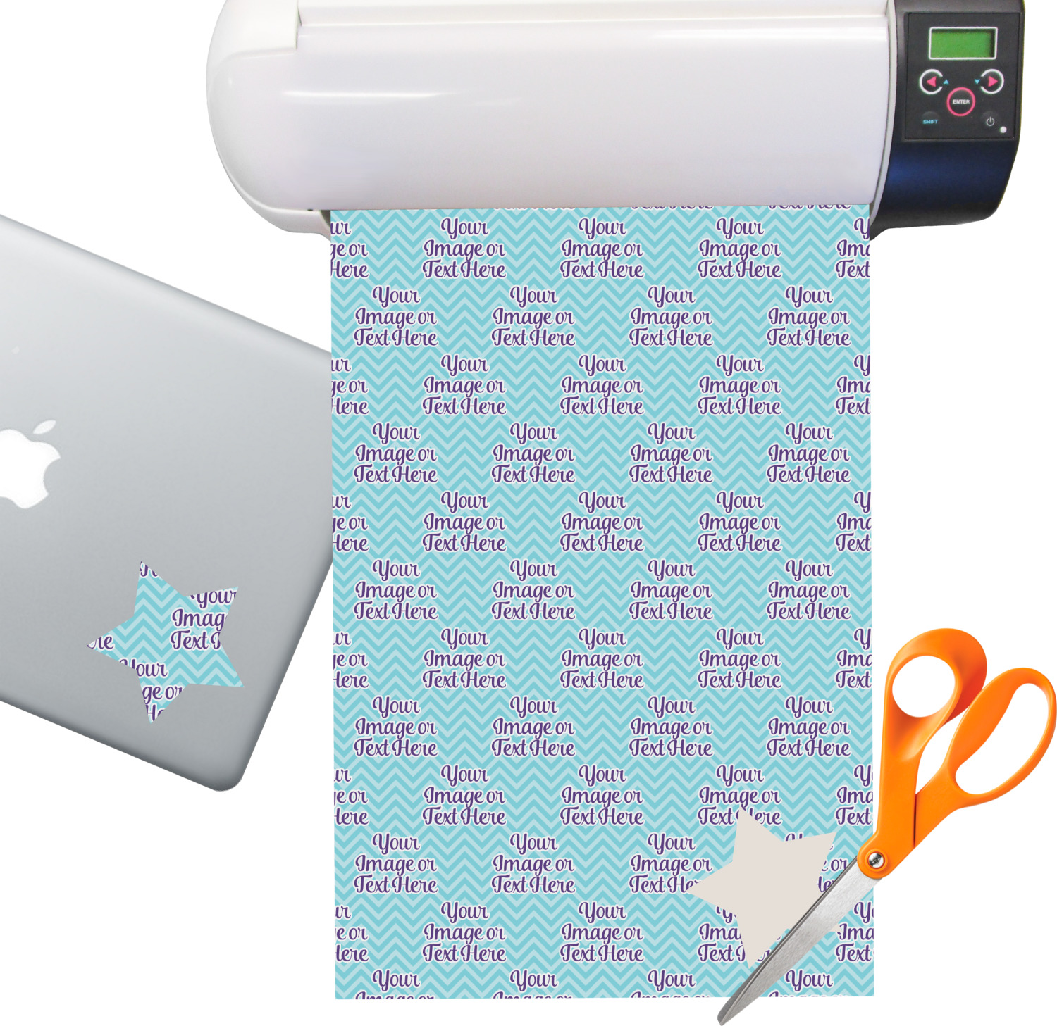 Design Your Own Sticker Vinyl Sheet Permanent Adhesive YouCustomizeIt   Design Your Own Vinyl Sticker Sheet 