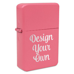 Design Your Own Windproof Lighter - Pink - Double-Sided