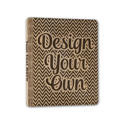 Design Your Own Wood 3-Ring Binder - 1" Half-Letter Size