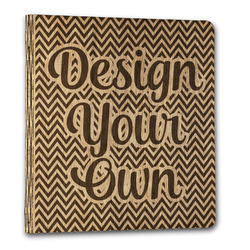 Design Your Own Wood 3-Ring Binder - 1" Letter Size