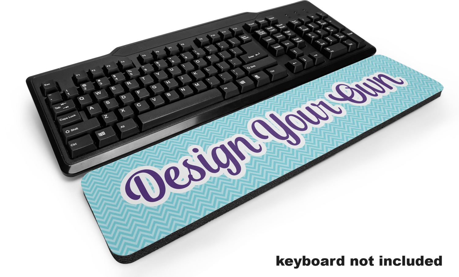 keyboard with wrist pad