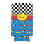 Racing Car Can Cooler (tall 12 oz) (Personalized)