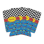 Racing Car Can Cooler (16 oz) - Set of 4 (Personalized)