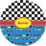 Racing Car Multipurpose Round Labels - 2" (Personalized)