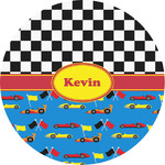 Racing Car Multipurpose Round Labels - 3" (Personalized)