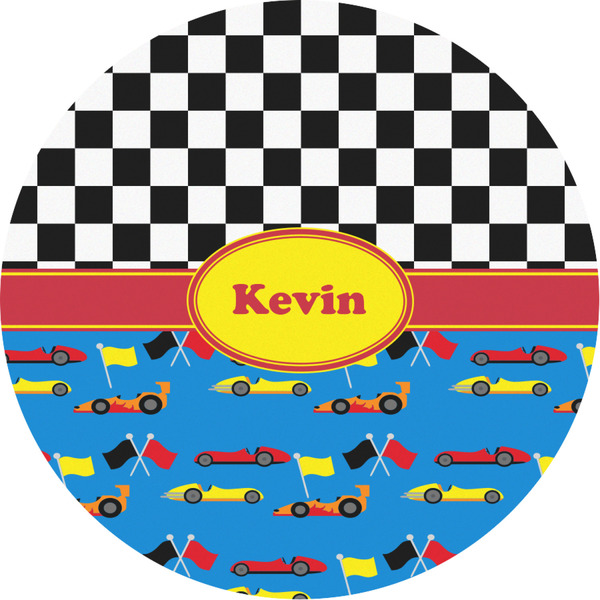 Custom Racing Car Multipurpose Round Labels - 3" (Personalized)