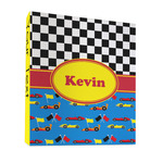 Racing Car 3 Ring Binder - Full Wrap - 1" (Personalized)