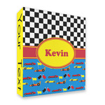 Racing Car 3 Ring Binder - Full Wrap - 2" (Personalized)