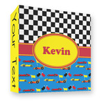 Racing Car 3 Ring Binder - Full Wrap - 3" (Personalized)