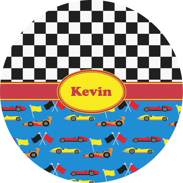 Custom Racing Car Multipurpose Round Labels - 5" (Personalized)