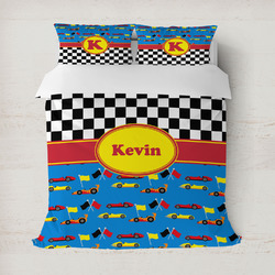 Racing Car Duvet Cover Set - Full / Queen (Personalized)