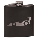 Racing Car Black Flask Set