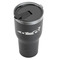 Racing Car Black RTIC Tumbler - (Above Angle)